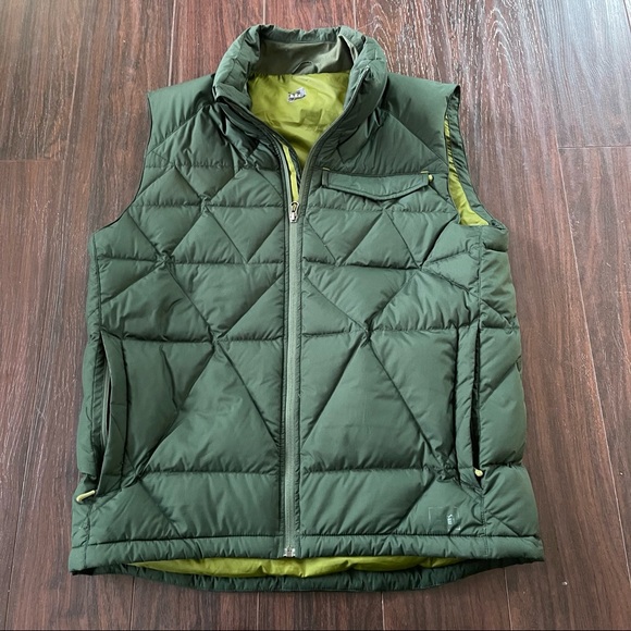 REI Jackets & Coats Rei Down Puffer Vest Mens Large Diamond Quilt
